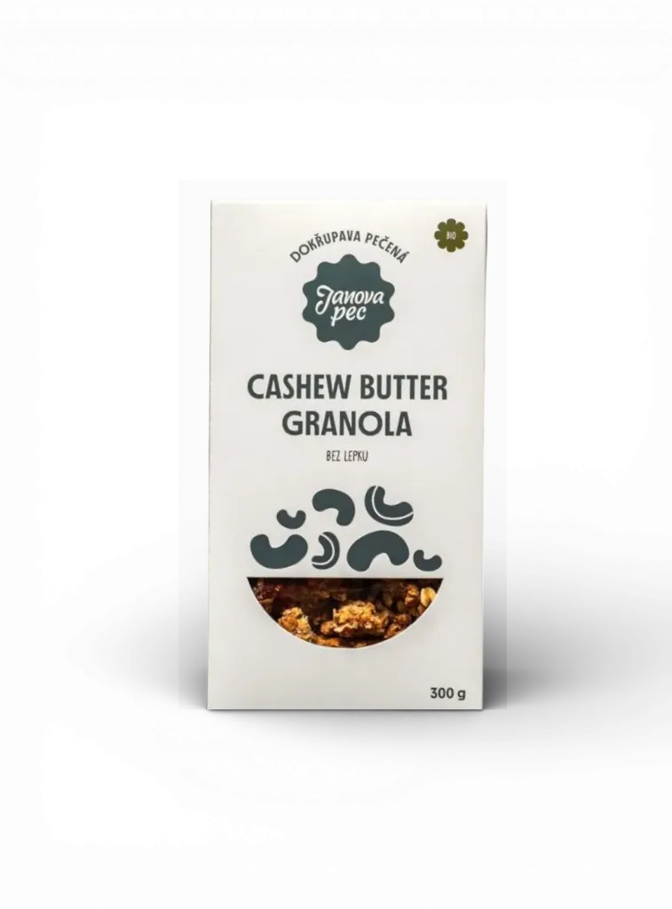 [1545435960438290] Janova pec - BIO Cashew Butter Granola 300g