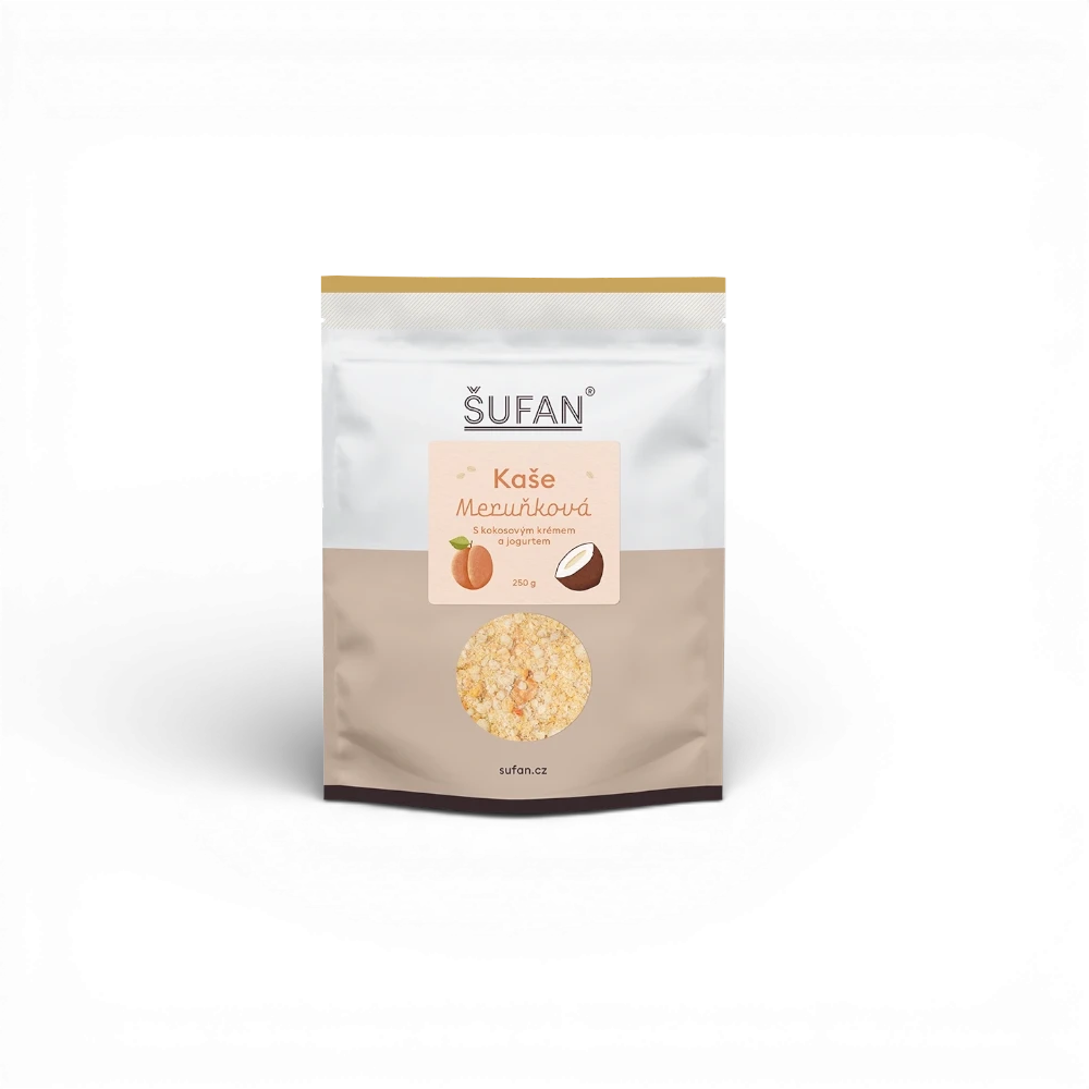 [C 102] Šufan - Meruňková kaše s kokosovým krémem a jogurtem 250g