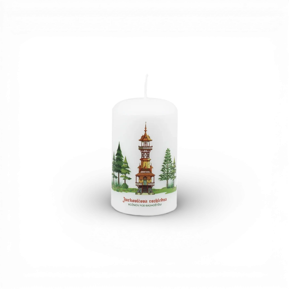 Unipar - Svíčka Jurkovičova rozhledna 60x100mm