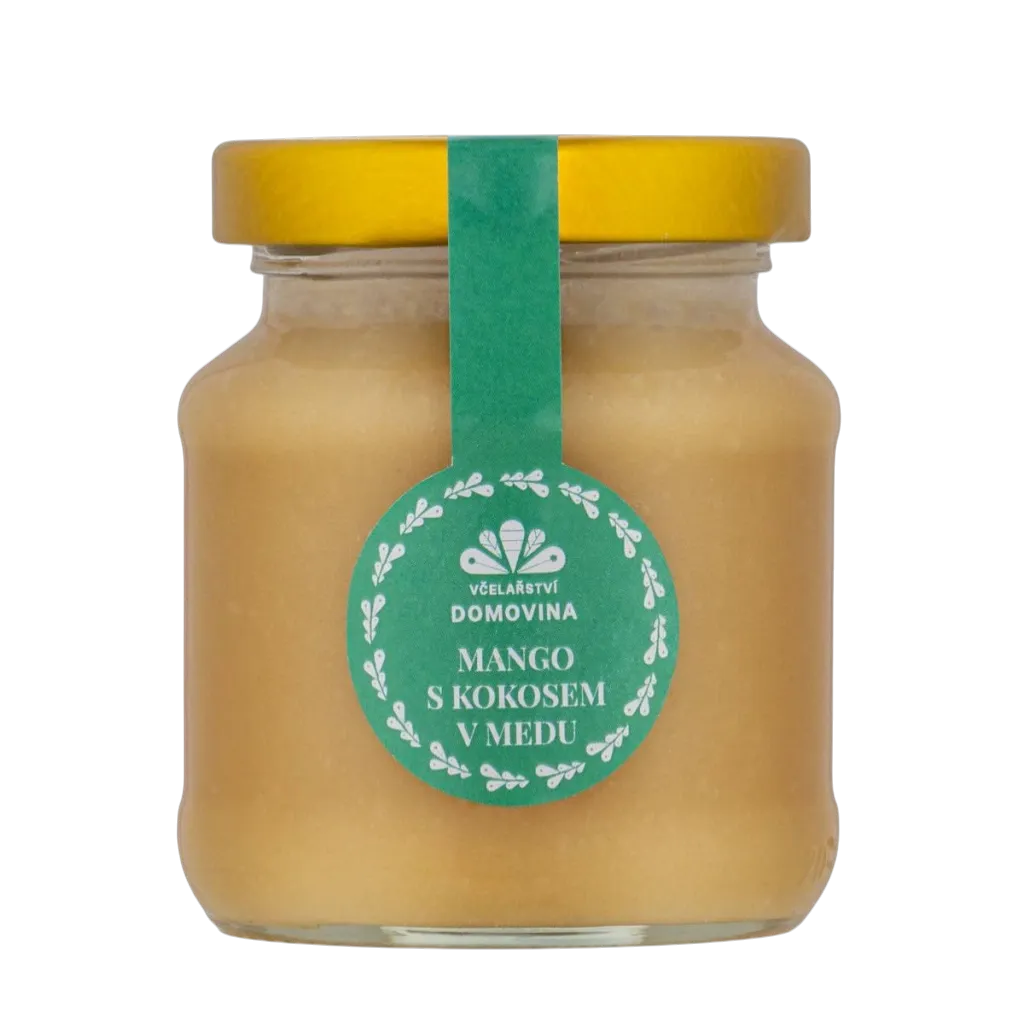 [1692733255514920] Včelařství Domovina - Mango s kokosem v medu 170g